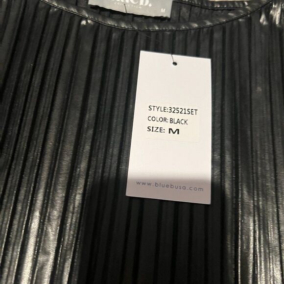 NWT Blue B black crop top M - Picture 6 of 7